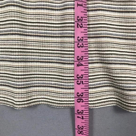 J Jill Wearever Size 1X Sleeveless Shift Tank Dress Side Slits Stretch Ribbed - Picture 8 of 14